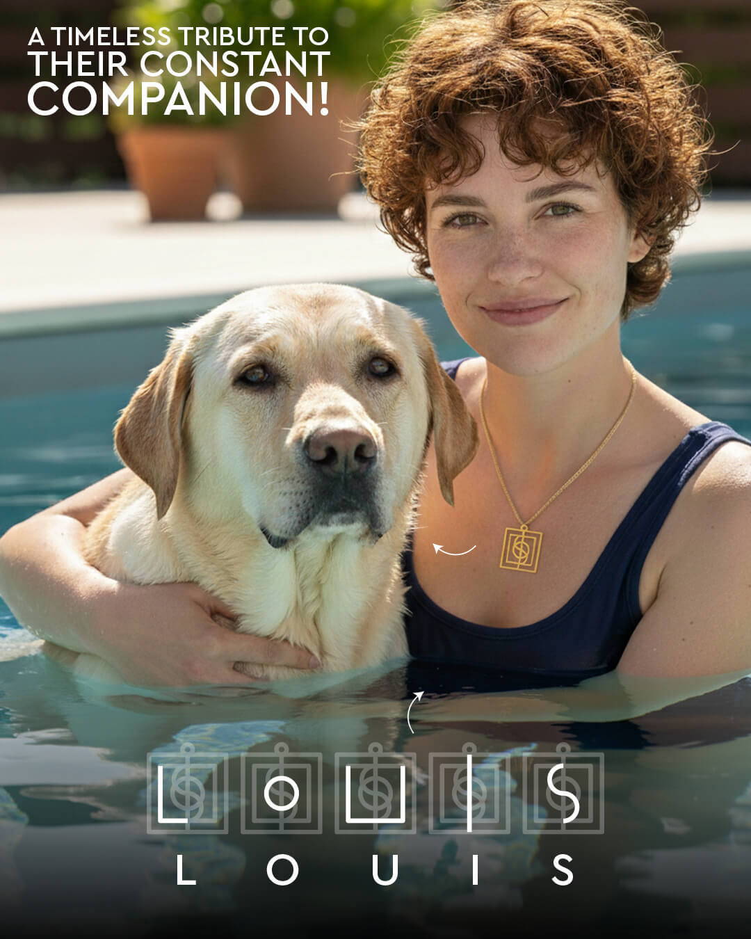 Mom Monogram Neklace