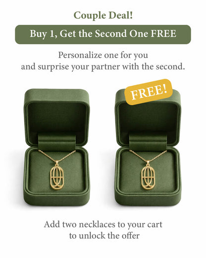 Couple Intertwined Love Necklace