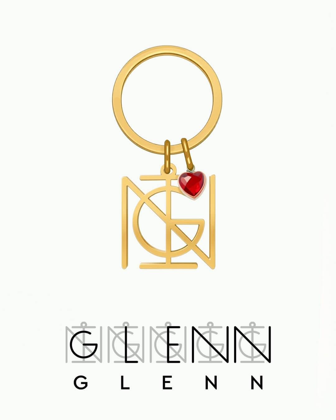 Everlasting Monogram Keychain