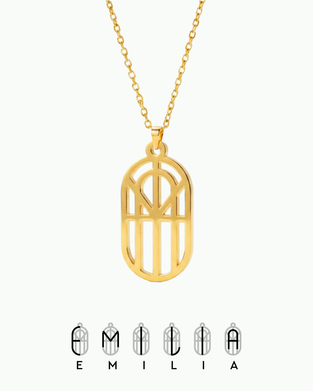 Everlasting Monogram Necklace