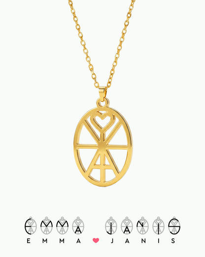 Couple Intertwined Love Necklace