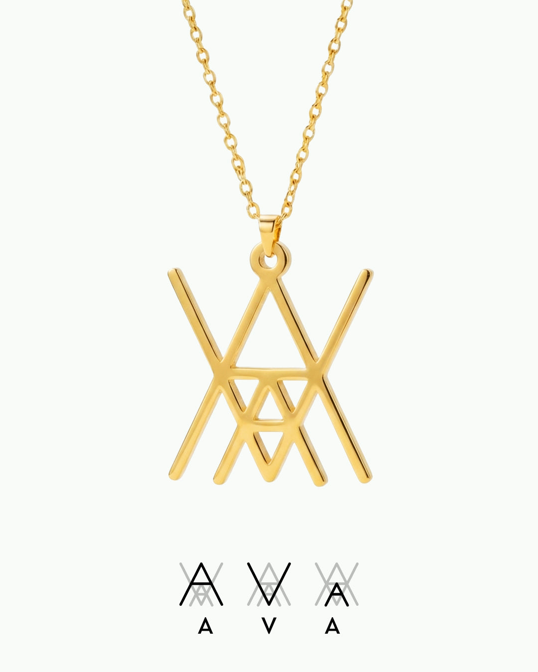 Family Monogram Neklace