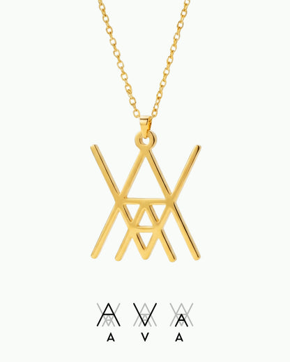 Family Monogram Neklace