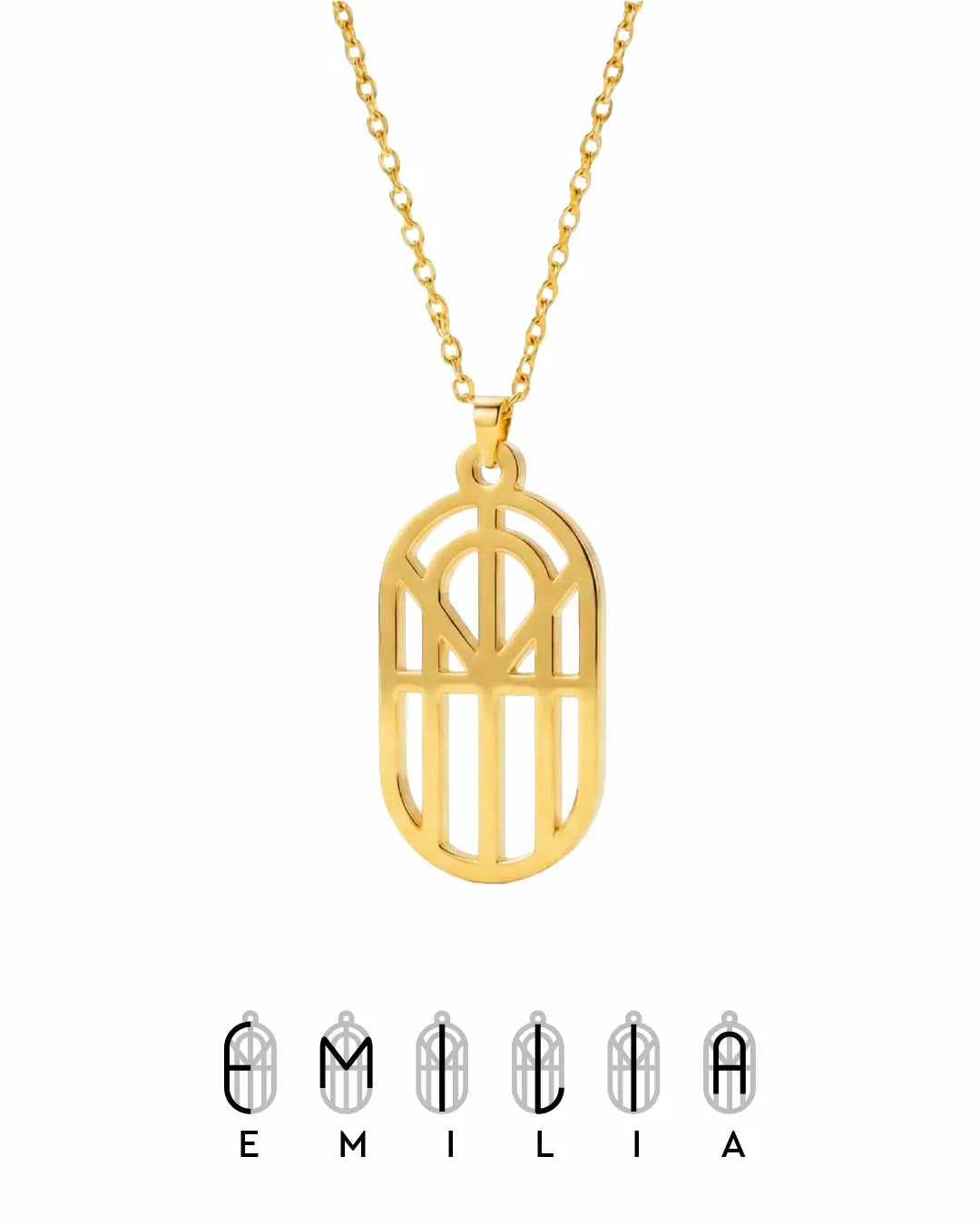 Everlasting Monogram Necklace