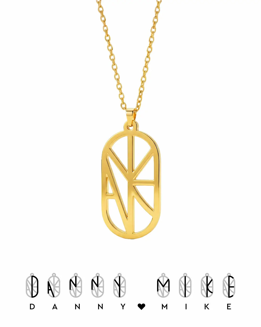 Slim Oval Necklace