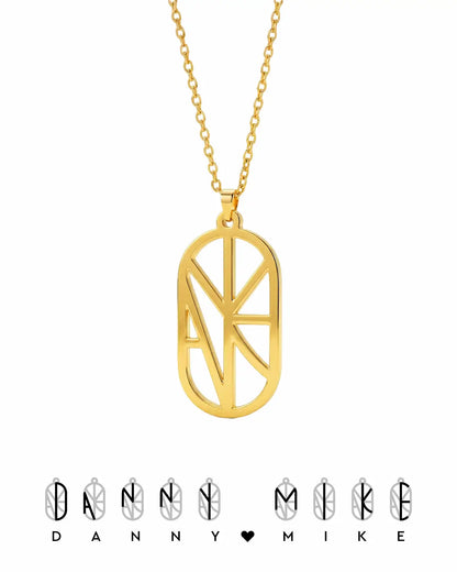 Slim Oval Necklace