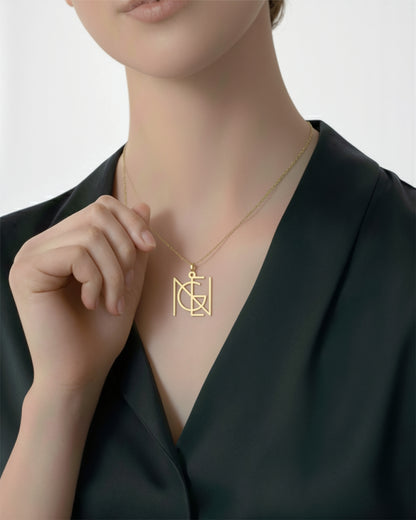 Family Monogram Neklace