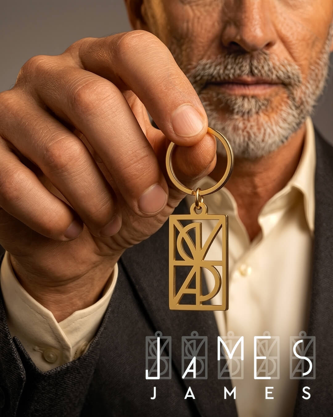 Everlasting Monogram Keychain