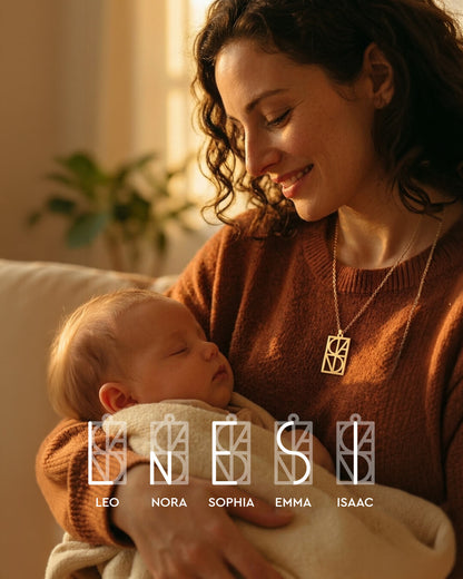 Mom Monogram Neklace
